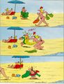 Mme BAP à la plage