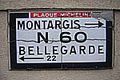 Plaque montargis