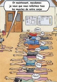 Mme BAP à la gym avec ses copines