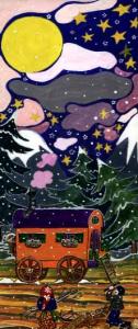 Dessin de roulotte